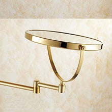 Specchio Bagno, Specchio Ingranditore, Specchio da Trucco, 3X Ingrandimento, 20 cm Doppio Faccia Specchio a Parete, Specchio da Parete Girevole e Rotondo, Allungabile, per Bagno, Spa, Hotel