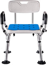 Sgabello da bagno JUNshower sgabelli Altezza regolabile portatile doccia Sgabello Bagno Sedile, Bathing Aiuti for anziani, disabili e disabili, Bagno Panchina, staccabile schienale e poltrona