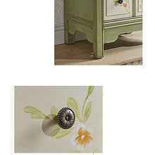 EXCLVEA Cassettiera Retro cassetto di Legno Solido cassetto Governo di immagazzinaggio Entrata Magazzino in Verniciato Anziano Tre Cassettiere per mobili da Camera da Letto