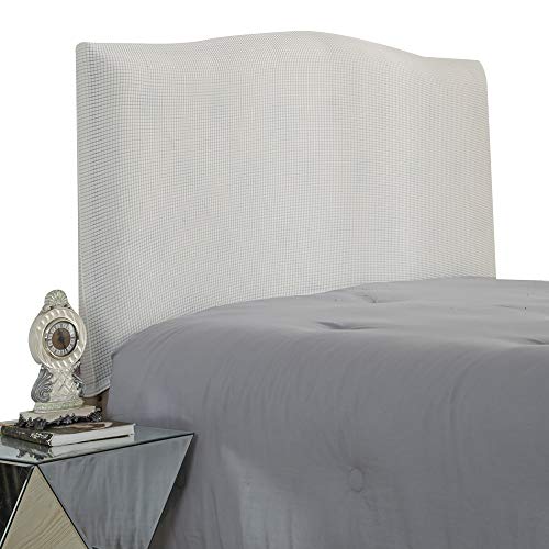 WINS Copertura testiera Letto Elasticizzato Copri Tastiera Letto Protettiva per testiera del Letto copritestiera Solido Antipolvere Fodera per testiera del Letto Bianca