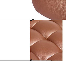 Poltrone Nubao Cuoio Sintetico di Bellezza Sgabello Alto Rebound Rotonda Sgabello Sala riunioni Ufficio Hotel banco da Lavoro Sgabello Rotazione di 360 Gradi (Colore: D, Dimensione: 41-55CM)