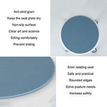 Sgabello girevole Sedia da bagno antiscivolo 6 marce Regolabile in altezza Donna incinta Vasca da bagno anziana Sedia da doccia Sedile Bagno sicuro-Blu