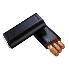 SCDZS Tre Cigar Humidor - Portable Idratante Holster Grandi Insiemi di Calibro Cigar Box Viaggi sigari