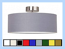 Lampadario moderno cilindro a sospensione montatura in metallo (cm 55)