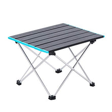 N / B Tavolo, Tavolo in Alluminio, Tavolo da Picnic Pieghevole, Impermeabile, Resistente, Facile da Pulire, Pieghevole, Adatto per Campeggio e Guida