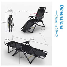 Sywlwxkq Sedia Relax da Ufficio con Balcone Lettini da Giardino reclinabili Extra Larghi e poltrone reclinabili in Magazzino | Sedie a Sdraio in Metallo per impieghi gravosi Reclinabili per