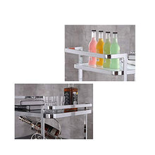 YIN YIN Carrello per ripiani Carrello for mensole, cremagliera da cucina in acciaio inossidabile moderno e semplice, elegante e intelligente hotel da cucina di alta qualità, cremagliera for dolci da c