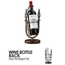 LHQ-HQ Wine Rack piccolo vino creativo altalena cremagliera mestieri europei scaffale vino del ferro di stile, Soggiorno Cucina casa di immagazzinaggio del ferro del basamento della mensola Sulla Tabe