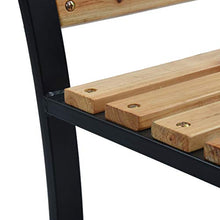 E E-NICES Panchina da Giardino 120 cm in Legno