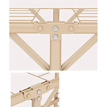 ZYCW Armadio in Tessuto, Guardaroba Portatile con Barre di Sospensione, Appendiabiti, Pieghevole, Camera da Letto, Studio, Stabile (75cm Stripes 1)