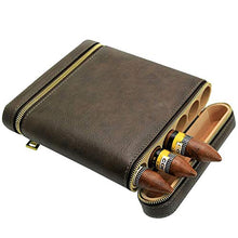 WangQ Cigar Box, Sigaro Idratante Legno di Cedro Cigar Portable Set 6 Stick 2 Colori facoltativi humidor (Color : A)