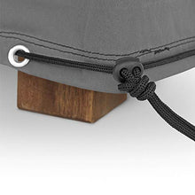 Hoberg Copertura per lettino da giardino con coulisse, in poliestere, resistente alle intemperie, ai raggi UV, per sedia a sdraio, 200 x 75 x 40 cm [600D]