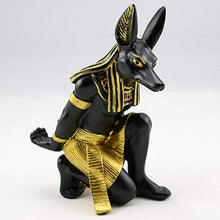 Portabottiglie da tavolo, Portabottiglie creativo, Dio Anubis, Espositore da tavolo, Decorazione artistica, Metallo, Usato per conservare il vino