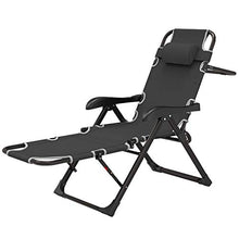AI LI WEI SHUAIIJUAN Sedia per Il Tempo Libero Domestico Patio Lounge Recliners Pieghevole Sdraio Reclining Regolabile Poggiatesta Esterna Giardino Beach Chair Patio Camping Max.200kg