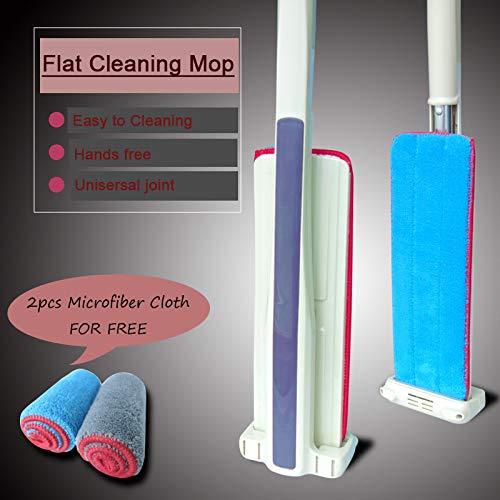 SSAYY Spray Mop Mop Piatto Tenuto in Mano Utensili per La Pulizia della Casa del Pavimento Rag Spin Mop per Lavare I Pavimenti Finestre Asciugamano in Microfibra
