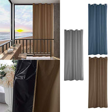 Patio Tenda per Esterni Patio Cabana UV Protect Sun Pannello Drape Bende da Giardino Impermeabile Tende da Esterno (Color : Coffee 2)
