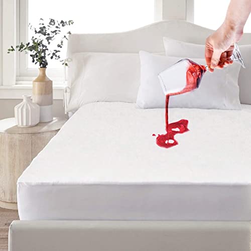 RICHAIR - Coprimaterasso impermeabile 120 x 200 cm, altezza 30 cm, lenzuolo con angoli, ipoallergenico, altamente traspirante, anti-restringimento, nuova generazione: protezione contro acari e batteri