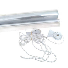 GDMING Tende A Rullo Trasparenti, Tende Antipioggia da Balcone,0.5mm più Spesso PVC Impermeabile Copri Finestra/Porta con Occhielli per Pergola Gazebo, Personalizzabile