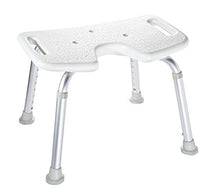 RIDDER a0050501 Vasca da Bagno/Doccia Sgabello con Hygiene Scollo, Alluminio, Polietilene, Bianco, 48 x 31,5 x 52 cm