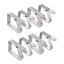 Tubayia 8 pezzi in acciaio inox Fermatovaglia Fermatovaglia Fermatovaglia per casa, feste, picnic