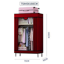 ZHICHUAN Panno Guardaroba Appendiabiti Armadi per Camera da Letto con Appendiabiti Paratia Può Essere L'Uso su Negozio Di Vestiti Armadietti Garderobe/B