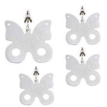Set di 4 pesi vintage per tovaglia con clip in acciaio inox, per esterni, feste, picnic, tovaglia