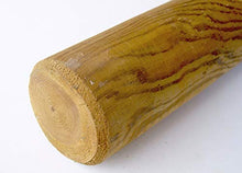 nextradeitalia 10PZ Pali in Legno Ø CM 8 Altezza CM 300 H tondi Senza Punta trattati impregnati per Recinzione staccionata/steccato Palo Tondo