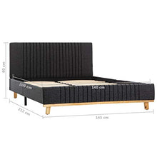 SKM Giroletto Grigio Scuro in Tessuto 140x200 cm (25.5kg)