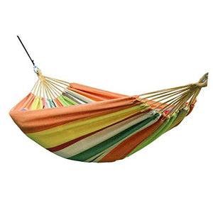 ca in Tela ricreativa Amaca a Righe per 2 Persone Outdoor Leisure Altalena Letto Addensare Grande Sedia sospesa Lettino Amaca per Dormire per Viaggi in Campeggio, 240 * 150mm Regali per escursionisti