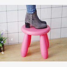 Tastak Scarpe di ricambio piccola Dengzi Baby Sgabello rotondo Sgabello funghi Sgabello semplice Sgabello Plastica Sgabello Piccolo Sgabello Adulto Bambini da bagno Bagno Bagno Sgabello Basso Sgabello