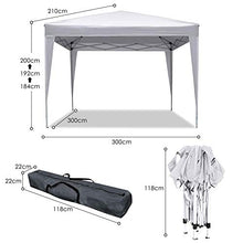 Hikole Gazebo Giardino Tenda Gazebo 3x3/3X6 Pieghevole Impermeabile Gazebo per Feste Gazebo Esterno con 4 Pareti Laterali