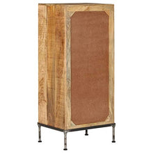 FAMIROSA Cassettiera 45x35x106 cm in Legno Massello di Mango