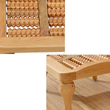 HYYDP Bagno Sgabello Sgabello da Bagno cipresso Massaggio Sgabello Bagno Sgabello Passo Sgabello Moda Creativo Massaggio ai Piedi Perline Massaggio (Colore: Marrone, Dimensioni: 23 * 23 * 11,5 cm)
