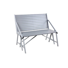 Siena Mybalconia 980942 Flip Flop Bench, Antracite/Sky Blue Acciaio/Antracite/Sky Blue