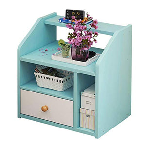 Comodino Semplice Household Addensare Soggiorno da Terra Bagno di pompaggio Corridoio Camera dell'Assemblea Multifunzione Studio Locker FANJIANI (Color : Green)