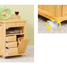 Xiaoli Comodini Comodino in Legno massello Semplice Moderno con armadietto Laterale della Camera da Letto dell'armadietto del Pino Comodini Letto