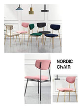 Bar Stool senza braccia Sgabelli tappezzati Sedie da pranzo Tempo libero imbottito Sgabello velluto cuscino e oro Leg (Color : Gray)