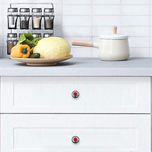 Set di 4 maniglie rotonde per armadio da cucina, credenza, cassettiera, cassettiera, con viti, per cucina, comò, armadietto, bagno, armadio giapponese tempio paesaggio