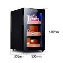 WRJY Umidificatori Smart Touch Armadietto per sigari Armadio per sigari per Uso Domestico Refrigerazione Elettronica Armadio idratante in Legno di Cedro Scaffale in Legno di Cedro (Colo