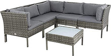 Giardino Mobili Lounge Set Giardino Lounge Sgabello Sgabello Sgabello Sofa Ristorante Lounge Set Vine Mobili da giardino Set da giardino Set Set,Grey