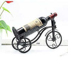Titolare Ferro Battuto Vino/Porta Bici Forma Della Bottiglia Singola Holder Controsoffitto Vino Decorazioni Domestiche Piccolo Wine Rack, Per I Vini Di Archiviazione,Nero