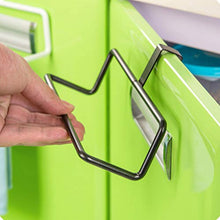 DOITOOL 2 pezzi Porta asciugamani da cucina sopra larmadio Portasciugamani da appendere sopra la Porta da cucina per interno o esterno delle porte porta strofinacci cucina (nero)