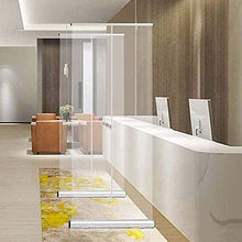 Schermo Arrotolabile Scudo Starnuto, Parete Divisoria per la Sicurezza per Scuole, Uffici, Supermercati, Ristoranti (80x200 cm / 100x200 cm / 120x200 cm)
