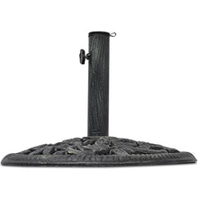 Tidyard Base Ombrellone Parasole in Ghisa 12 kg 48 cm,Supporto per Ombrellone Parasole,Base Ombrellone da Sole Metallo 48 cm