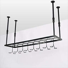 DJSMjbj - Portabicchieri da appendere a testa in giù, portabicchieri creativi, per casa, bar, soffitto del vino (dimensioni: 120 cm)