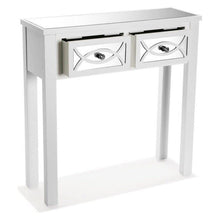 BigBuy Home Ingresso con 2 Cassetti Miska Legno MDF/Legno di Abete (25 x 78 x 78 cm)
