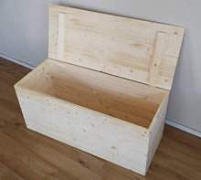 total wood 2012 Cassapanca in Legno 70x40x40 cm al Naturale Non trattato