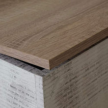 Muebles Pitarch Oak Cassapanca/Baule Tundra, 49 x 88 x 35 cm (Altezza x Larghezza x profondità), Colore, melamina, Cambriano Quercia, Regular