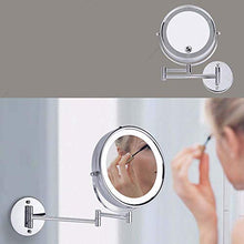 Specchio per Il Trucco, Specchi per Il Trucco del Bagno Specchio per Il Trucco con Luci Cornice Spessa Specchio per Il Bagno da Barba Retroilluminato A LED/Specchio per Il Trucco/con 5X