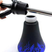 GSYH Alluminio Hookah Set, 52cm Matte Shisha Tubi Completi Fumatori Tubo di Acqua per Il Partito di Sala,Rosso